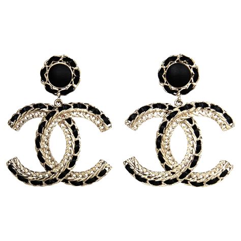 black friday chanel earrings|Chanel ring earrings.